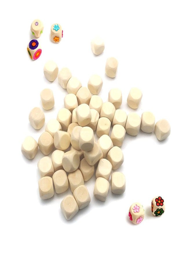 GARASANI 50 Pack Gonggi konggi Korean Wood Jacks Game Wood Coloring Painting Craft Bulk (Wood) - Image 2