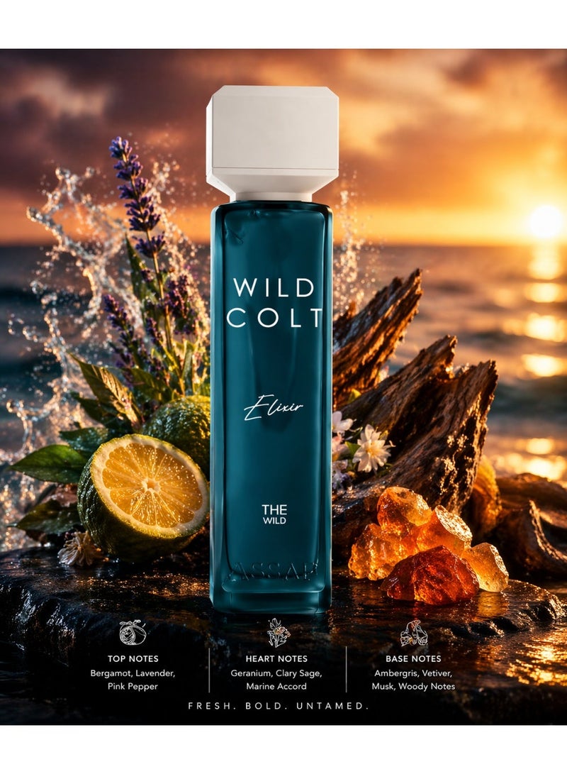 Assaf Perfume Wild Colt Elixir  200ML Eau De Parfum For Men - Image 2