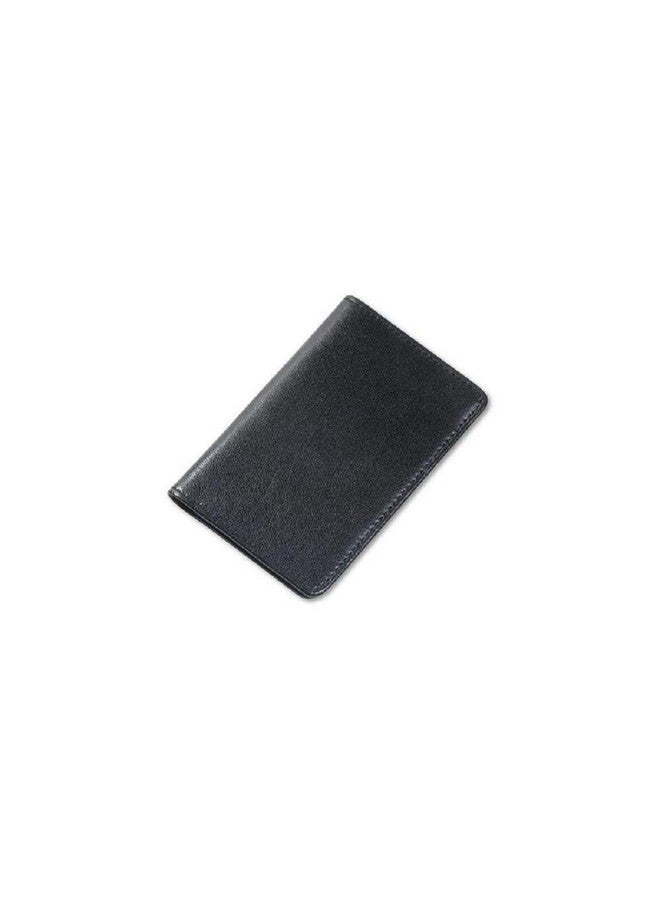 سامسيل 81220 حامل بطاقات الأعمال الجلدي الملكي، حافظة تتسع لـ 25 بطاقة أعمال، أسود - Image 1