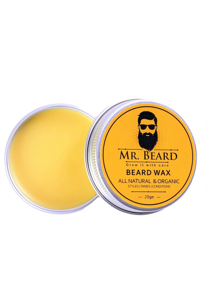 Mr.Beard - Men's Ultimate Beard Care Kit for Men with Bristle Beard Brush, Wooden Beard Comb, Beard Balm, Beard Oil, Beard Wax - Packaging May Vary - Image 1