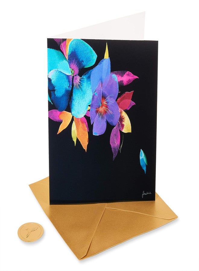Papyrus Blank Card (Colorful Flowers) - Image 4