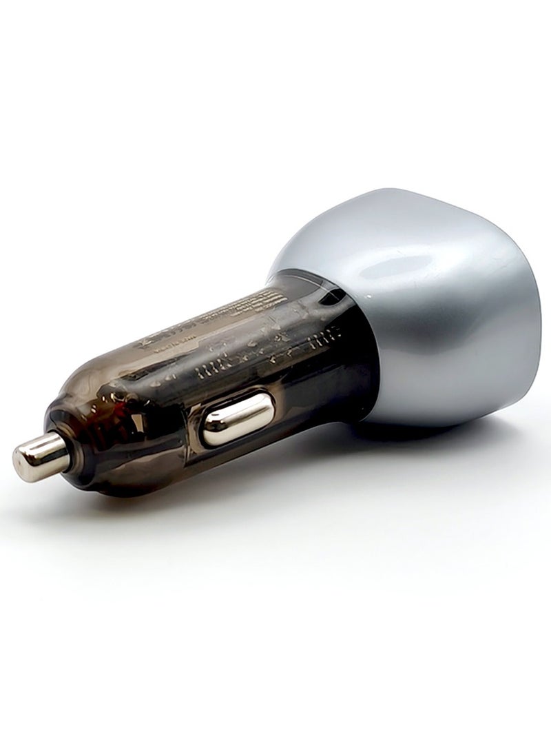 GRABIT 68W Car Charger – Dual USB-C & USB-A, Fast & Safe Charging with 1m Type-C Cable  - Image 2