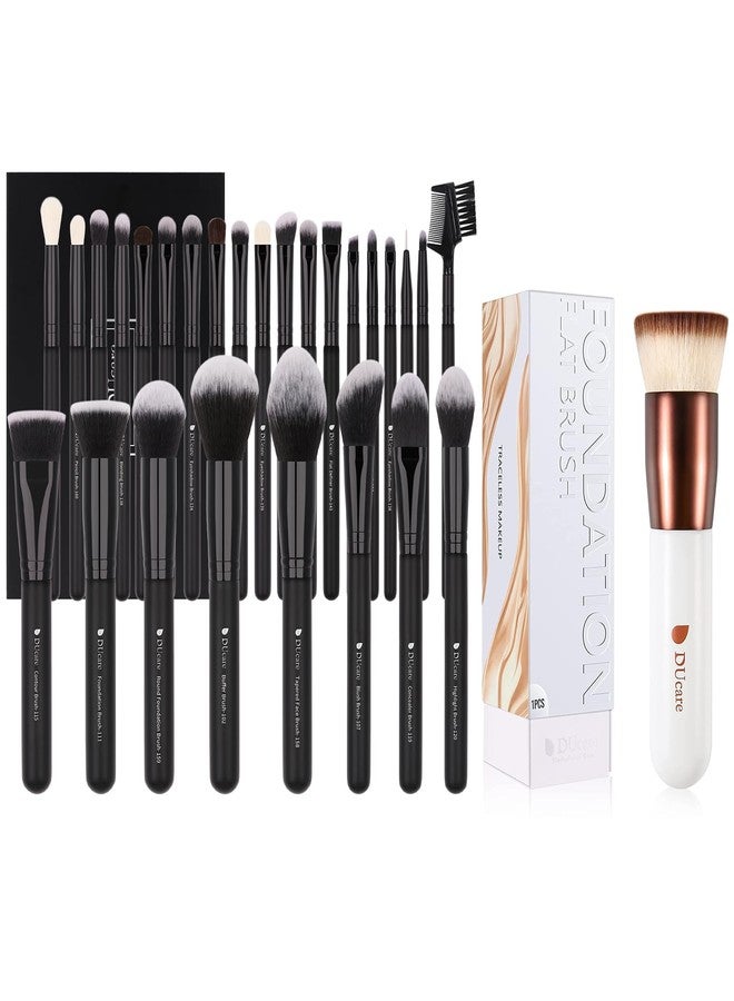 DUcare Professional Makeup Brushes Set 27Pcs +DUcare Foundation Brush - Image 1