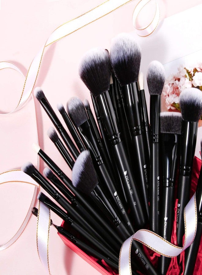 DUcare Professional Makeup Brushes Set 27Pcs +DUcare Foundation Brush - Image 2