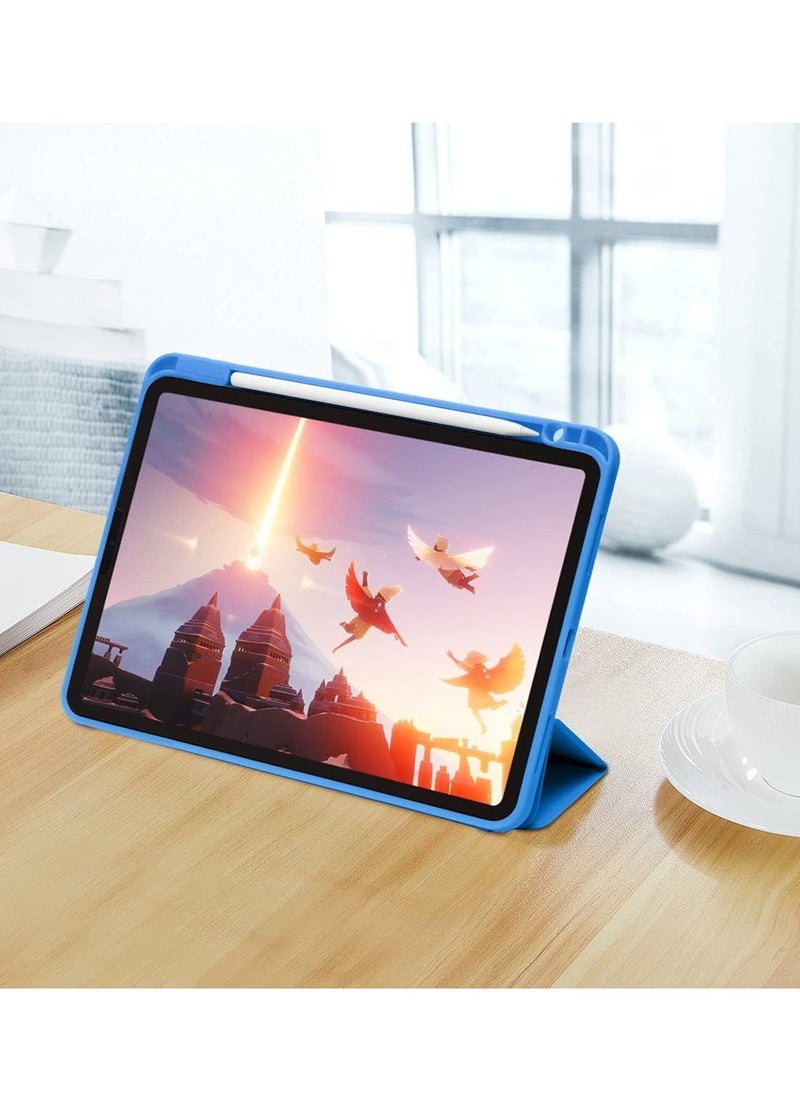 Case for iPad Pro 11 Inch 2021(3rd Gen)/2020(2nd Gen) with Pencil Holder [Support iPad 2nd Pencil Charging/Pair] Slim Trifold Stand, Smart Protective Case Cover - Image 5