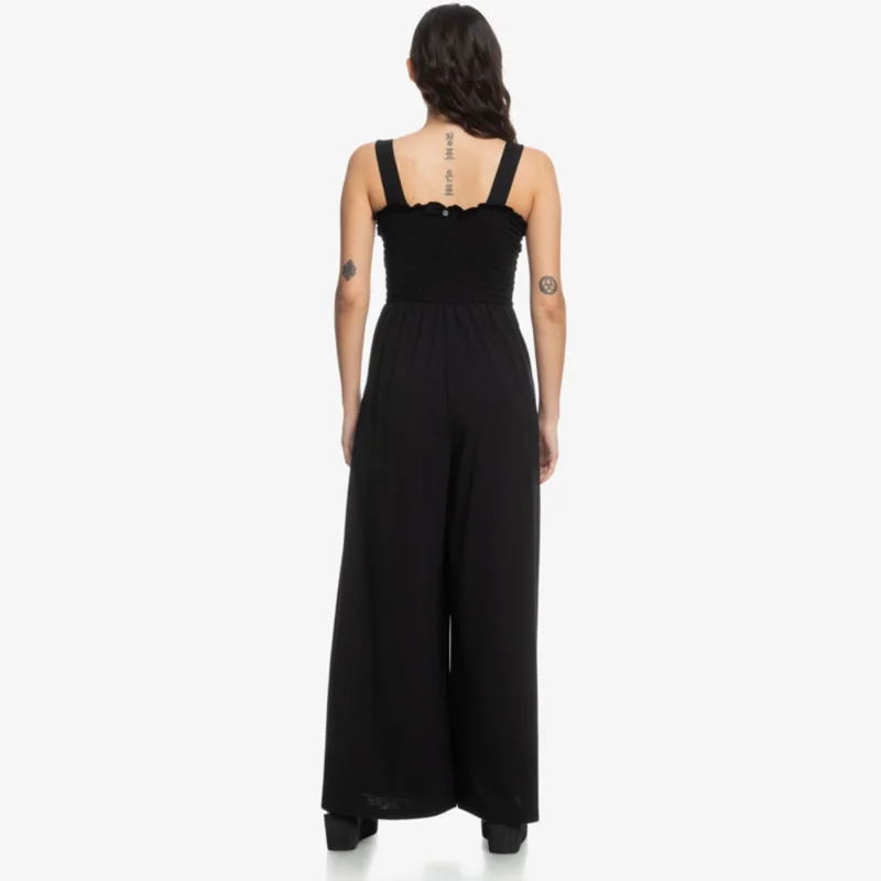 روكسي Just Passing By Smocked Jersey Jumpsuit - Women