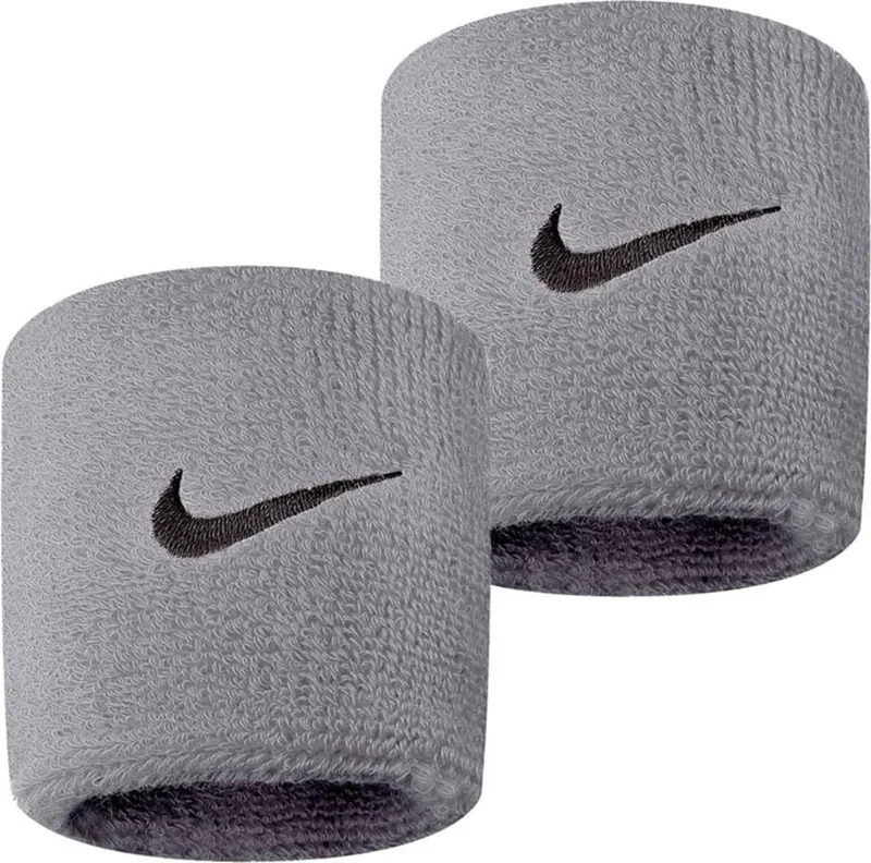 نايكي Swoosh Wristbands Unisex Gray Training Wristband N.NN.04.051.OS