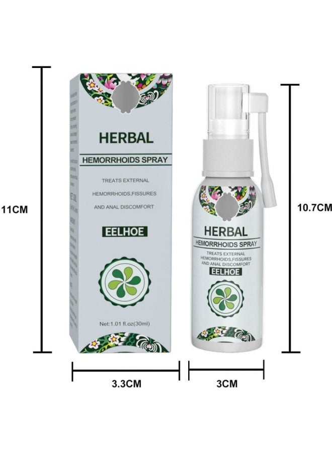 EELHOE - Natural Herbal Hemorrhoids Spray - External and Internal Hemorrhoids Treatment with 100% Natural Herbal Extracts Formula - Image 1