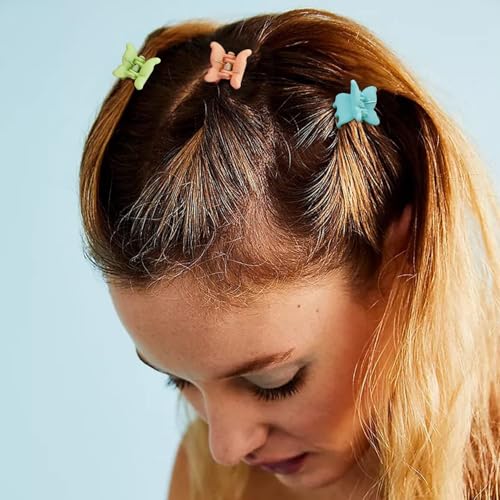 NEOBABY Mini Colorful Hair Clips – Random Designs Hair Claws for Girls, Babies & Women | Cute Hair Accessories for Multiple Hairstyles (Pack of 100 Clips) - Image 3