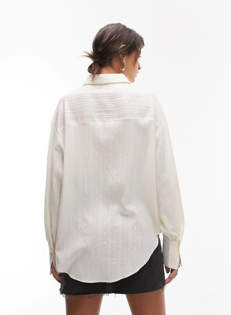 توب شوب قميص كاروهات بأزرار من الأعلى إلى الأسفل