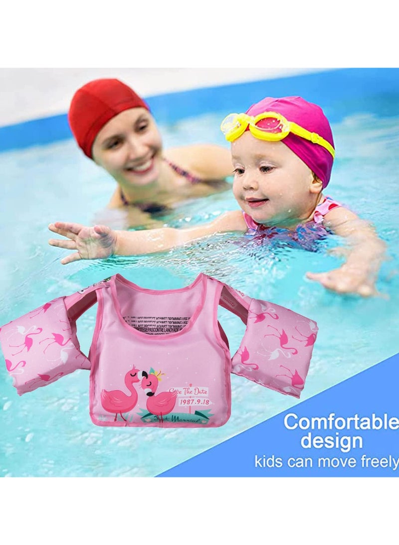 AUTOYSUR Swim Vests for Kids,Puddle Jumper Kids Toddler Floaties Baby Life Jacket Life Vest Kids Floaties for Pool Beach Boats,suitable for under 30kg,2-6 years kids  - Image 2