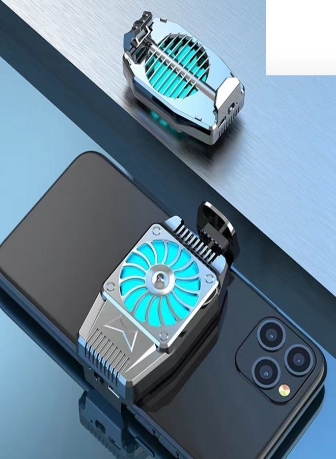 general brand Mobile Phone Cooler Semiconductor Heatsink Cellphone Cooling Fan for Gaming Support 65-85mm Wide Smartphone Radiator Cooler - Image 4