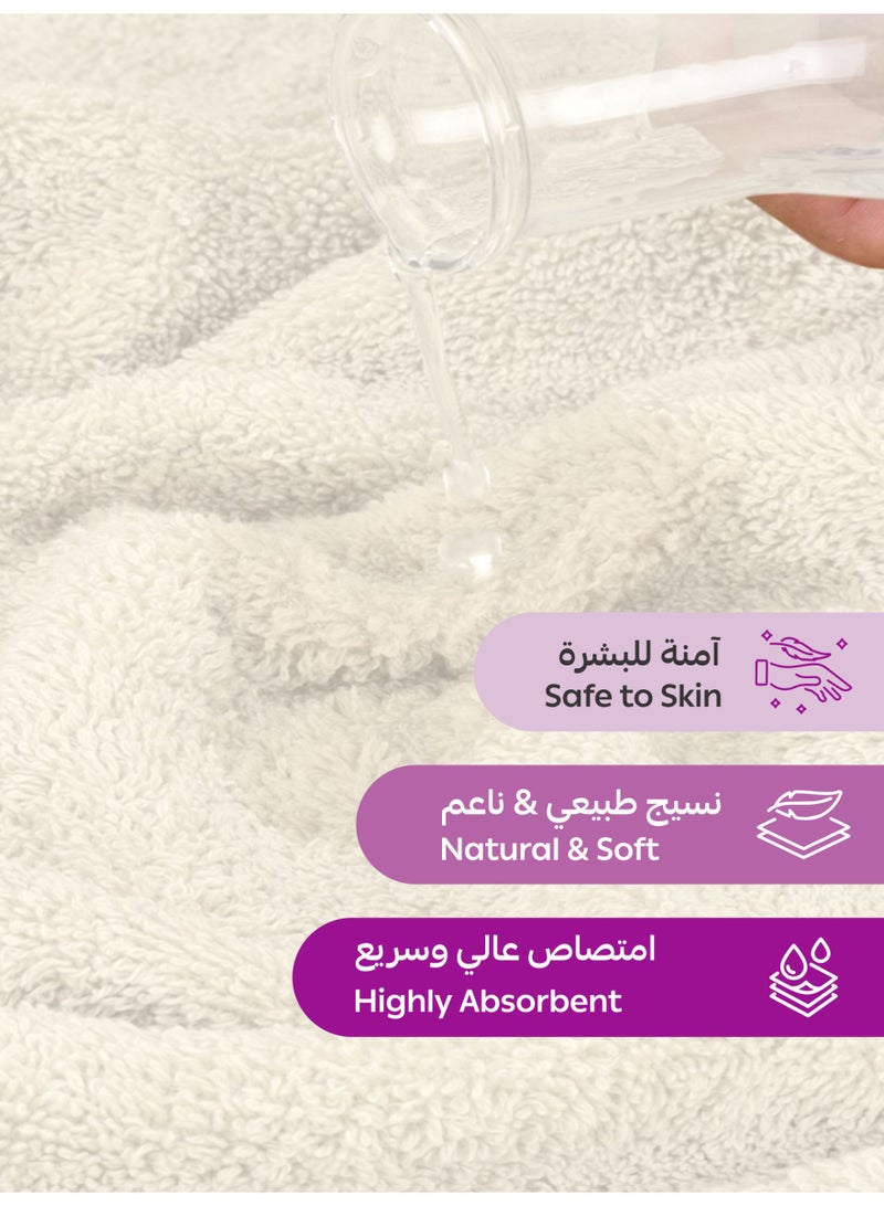 دوناتيلا مجموعة مناشف وجه  قطعة،  سم، قطن مشط %  ، سميكة وناعمة فائقة الامتصاص وسريعة الجفاف، مثالية للمنتجع الصحي والصالة الرياضية والفندق والاستخدام اليومي - Image 4