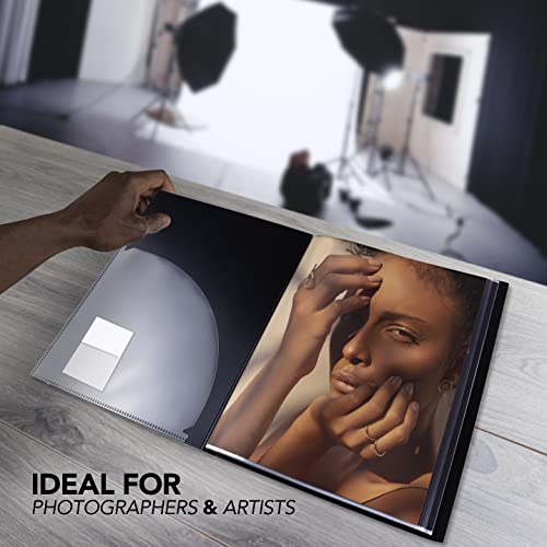 ITOYA Original Art ProFolio Black 4x6 Photo Album Book with 48 Pages - Small Photo Album 4x6 Art Portfolio Folder for Artwork - Picture Book Portfolio Binder - Presentation Binder Photo Book - Image 5