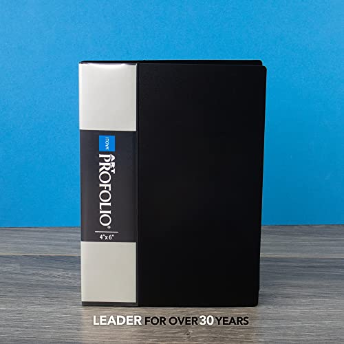 ITOYA Original Art ProFolio Black 4x6 Photo Album Book with 48 Pages - Small Photo Album 4x6 Art Portfolio Folder for Artwork - Picture Book Portfolio Binder - Presentation Binder Photo Book - Image 2