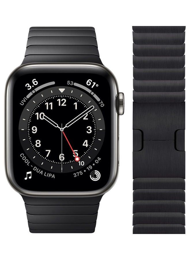 Official Link Replacement Band For Apple Watch 40/38millimeter Space Black
