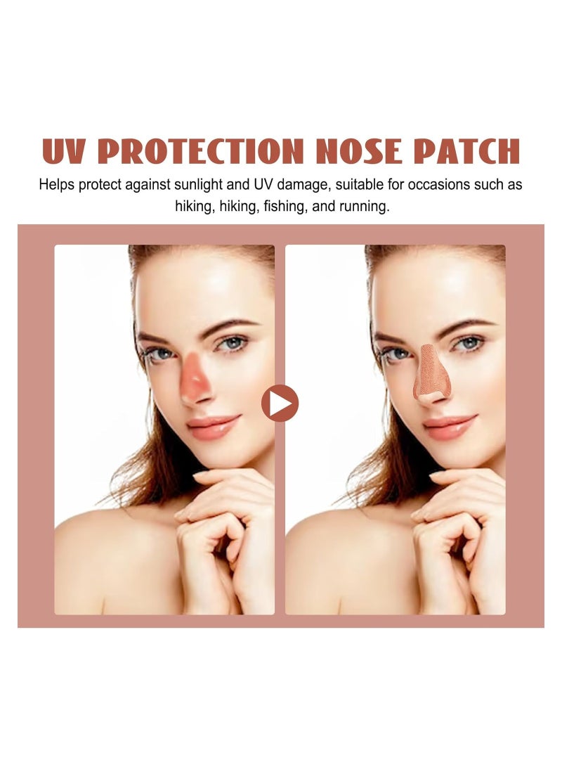 SOLARAE Sun Protection Nose Patch, Sunblock Guard Nose Cover UV Stickers, UV Protection Nose Cover For Men Women, Sports Tanning Outdoor Sun Protection Nose Patch, For Sunscreen Golf Nose Bandage(1 Pack) - Image 2