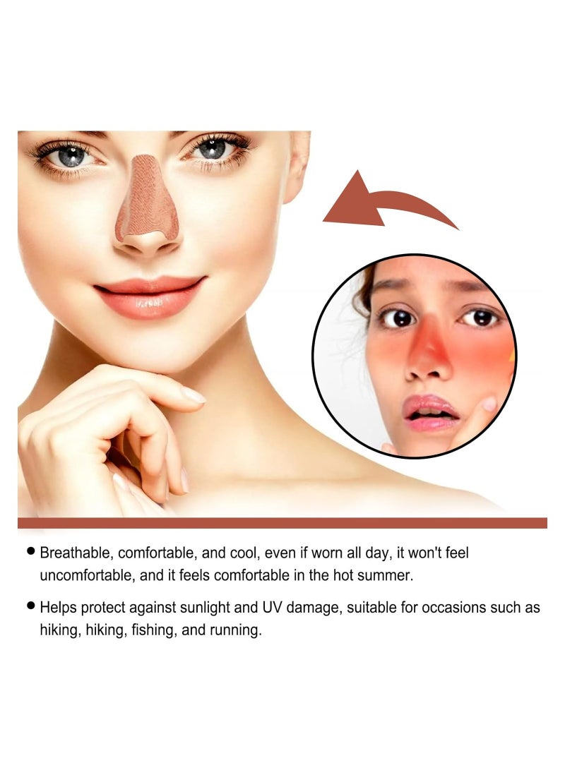 SOLARAE Sun Protection Nose Patch, Sunblock Guard Nose Cover UV Stickers, UV Protection Nose Cover For Men Women, Sports Tanning Outdoor Sun Protection Nose Patch, For Sunscreen Golf Nose Bandage(1 Pack) - Image 5