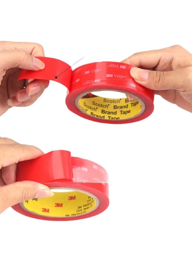 3M 3M Double-Sided Tape, Strong Adhesive, Invisible, Transparent, Heat-Resistant, Specially Designed For Etc, 4910, 20Mm Wide * 3 Meters Long - Image 1