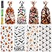 STEFORD Halloween Cellophane Bags180 PCS Halloween Clear Cellophane Candy Gift Treat Bags for Party Favors Supplies - Image 1