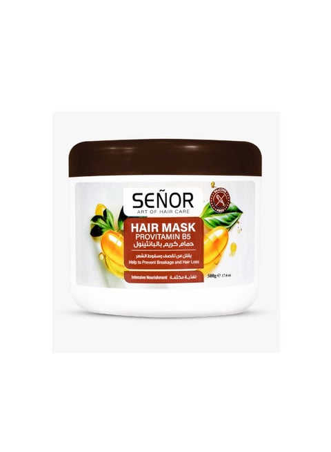 قناع مرطب للشعر مع فيتامين ب5 والبانثينول 500 جرام