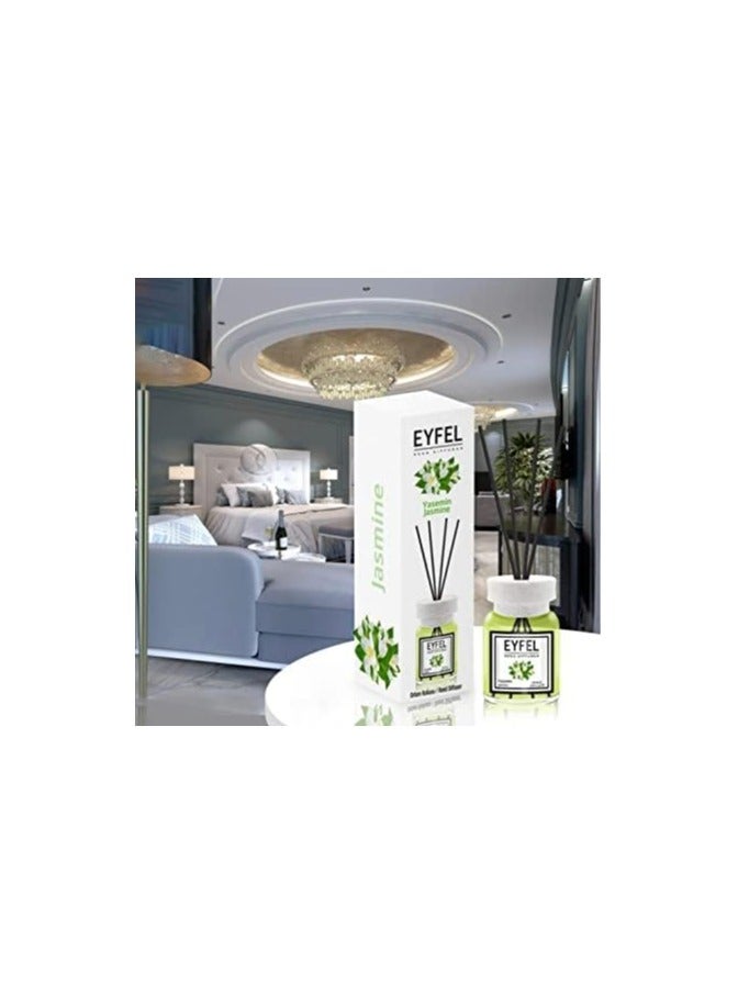 آيفيل ناشر روائح الياسمين من إيفيل، 120 مل، عطر منزلي أبيض - Image 2