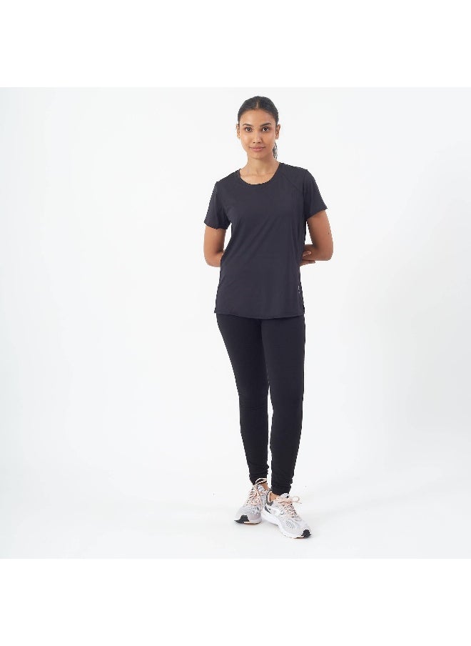 Domyos Domyos BY DECATHLON,Women Sports Gym T-Shirt Black  - Image 1