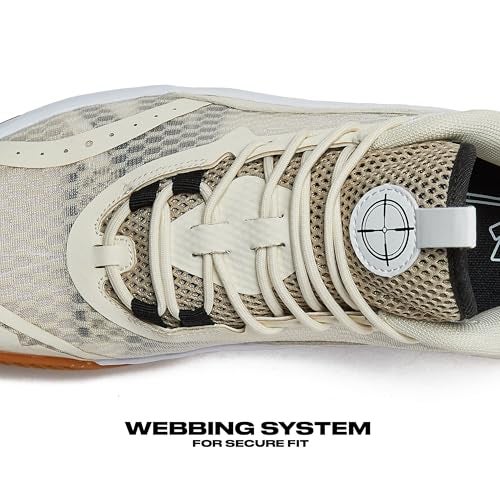 AND1 Scope Basketball Shoes for Women and Men, High Top Men’s Basketball Shoes - Womens Basketball Sneakers - Cream/Tan/Black, 5 Medium - Image 4
