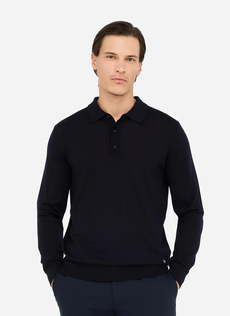 ليو جو قميص بولو صوف