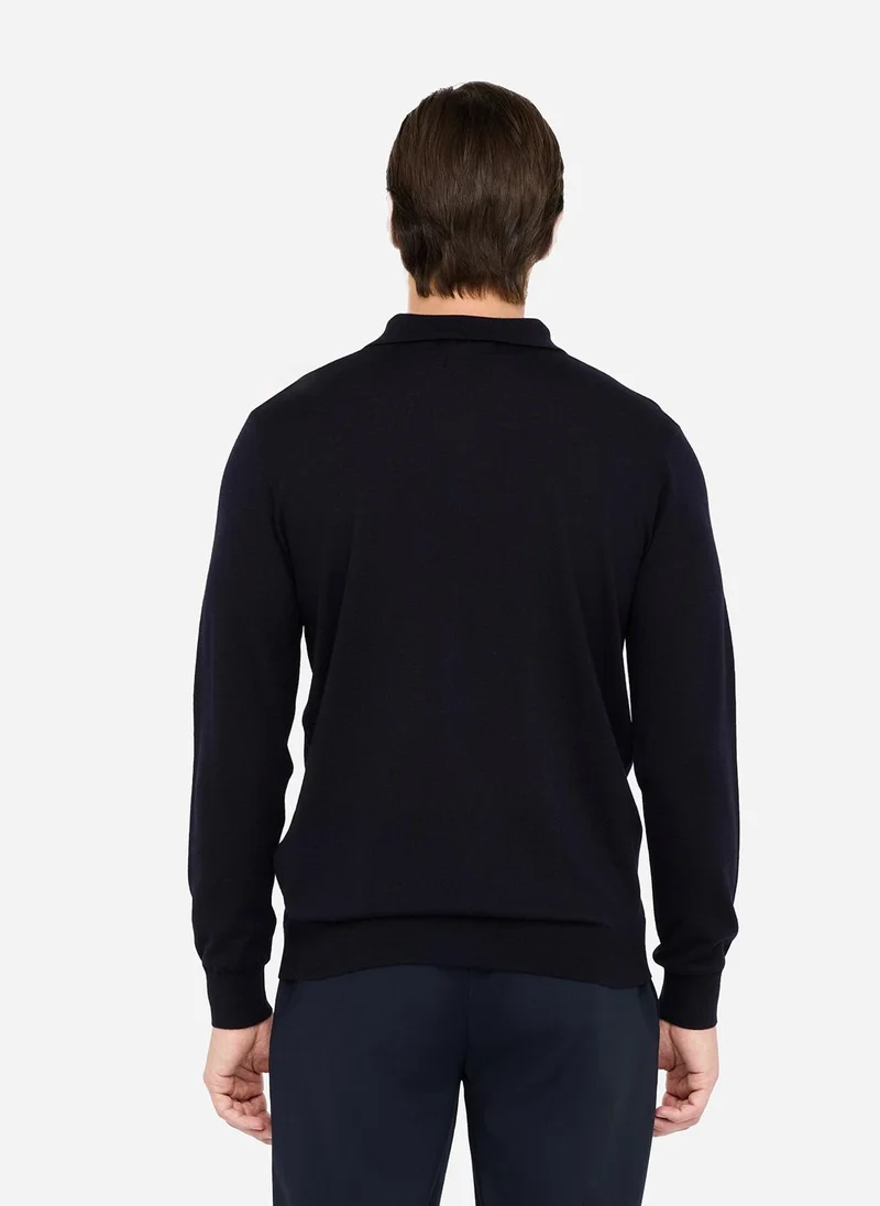 ليو جو قميص بولو صوف