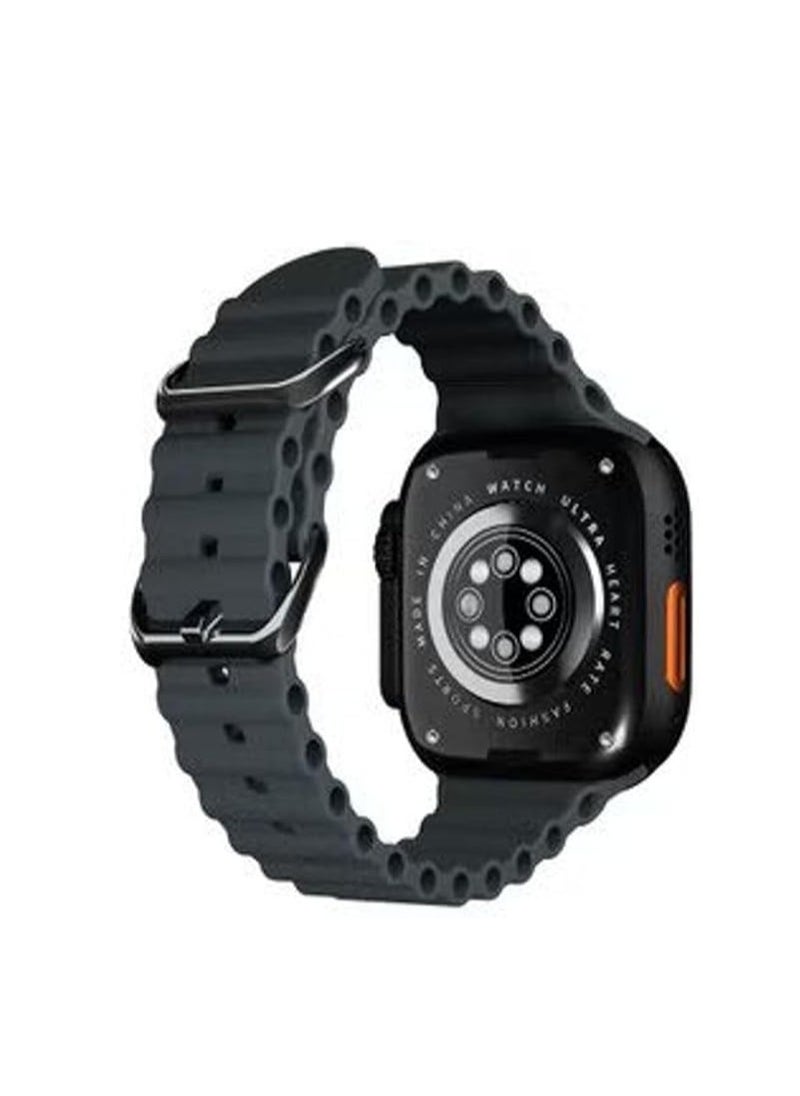 W&O - X9 ultra 2 ((Super AMOLED)) Screen Smart Watch (49mm/2.2inch) Full Screen | Space Aluminum Case | Wireless Charge (black) - Image 1