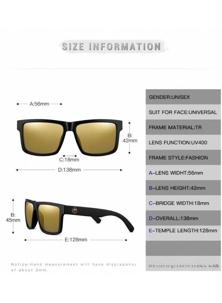 Hot Wave Heat wave Visual Sunglasses Classic Fashion Sunglasses Gold - Image 4