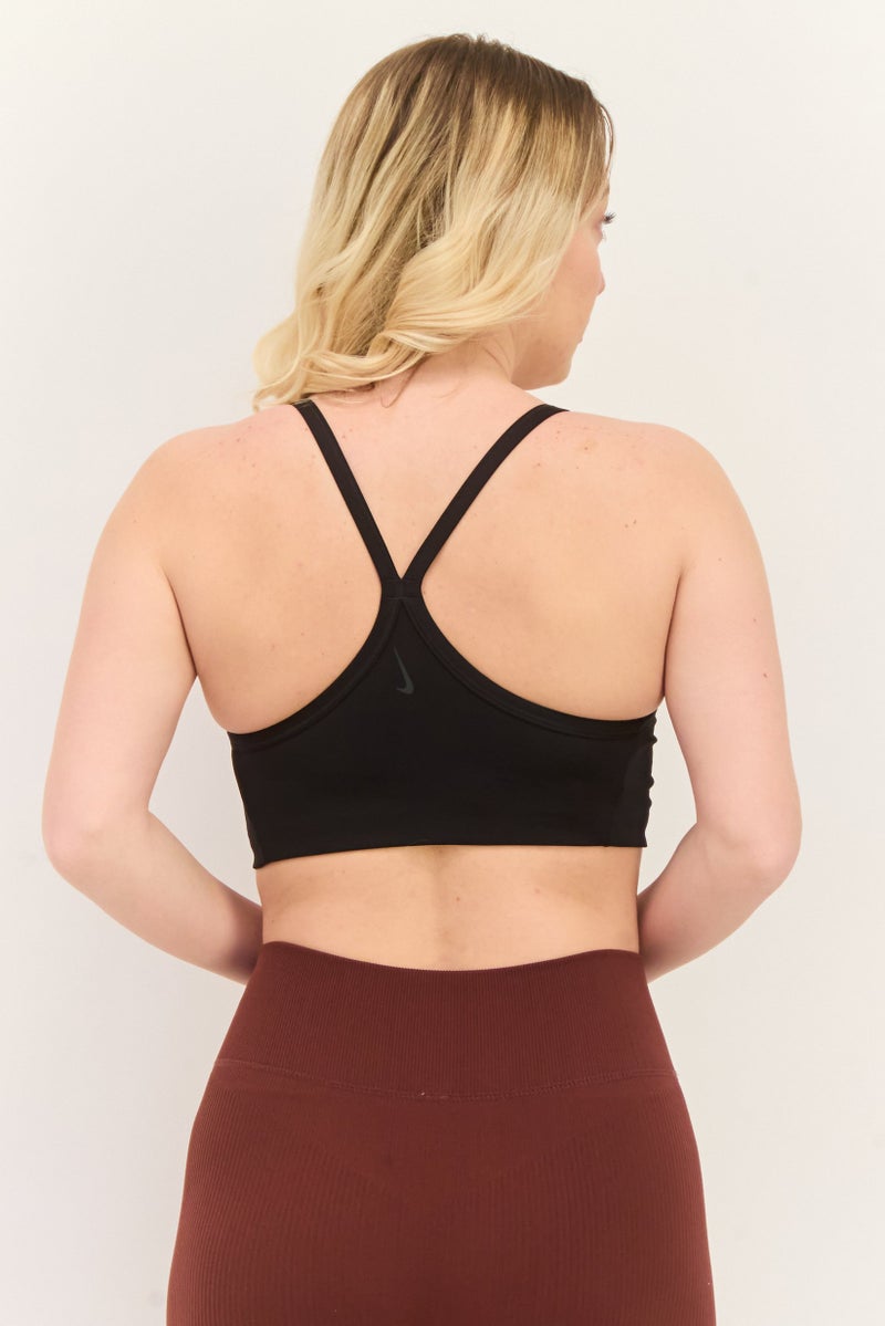 Nike Women Brand Logo Padded Sports Bra, Black - Image 3