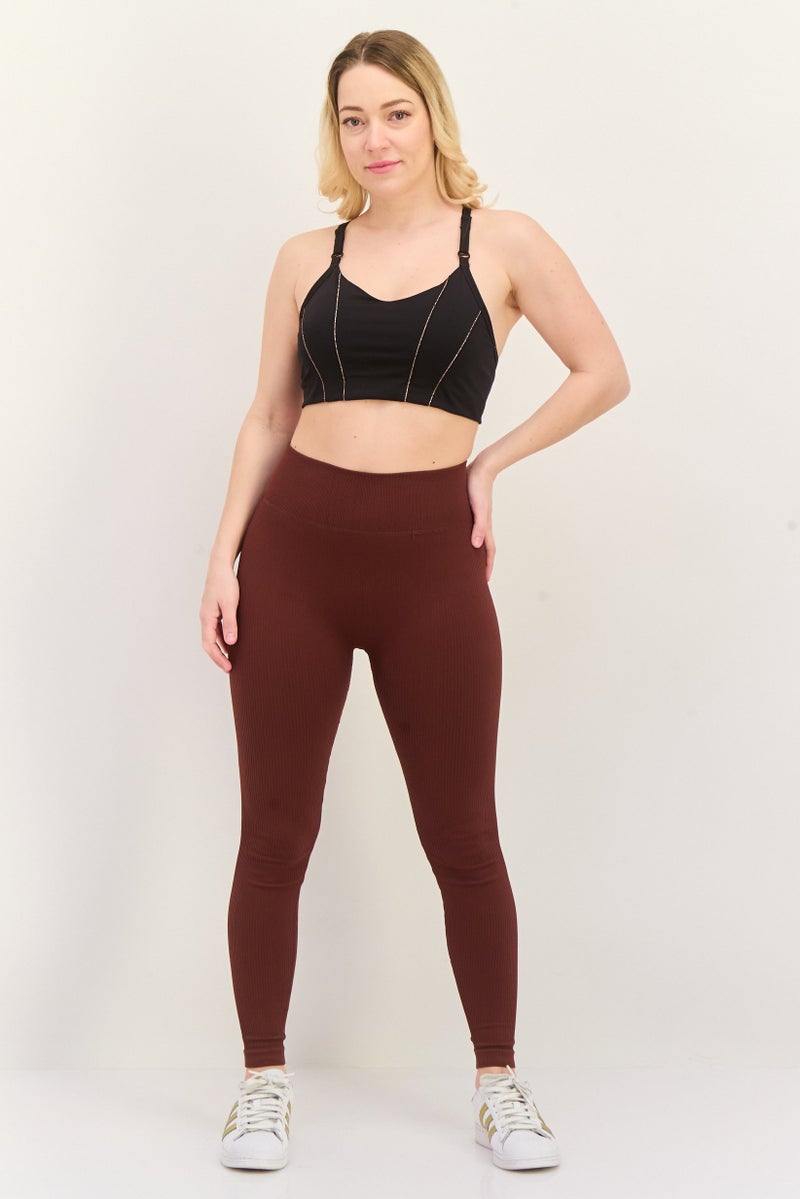 Nike Women Brand Logo Padded Sports Bra, Black - Image 2