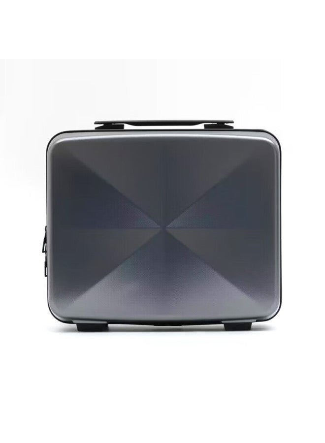 Lexon Luggage, Small Carry-on Suitcase, 15-inch Mini Travel Case, Stylish, Durable, Shockproof, Silver-gray Color - Image 3