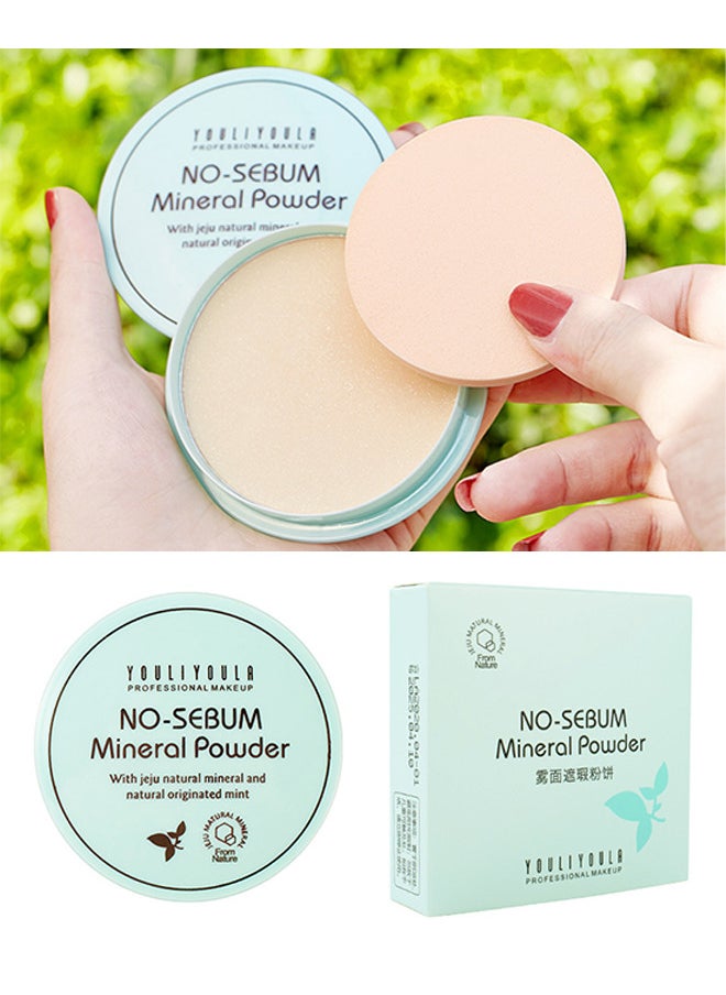 Julystar Long-lasting Oil Control Pressed Powder, Waterproof Matte Finish Flawless Setting Powder Madeup, Cruelty Free Lightweight Minimizes Pores & Fine Lines Face Cosmetic with Natural Look for All Skin  - Image 5