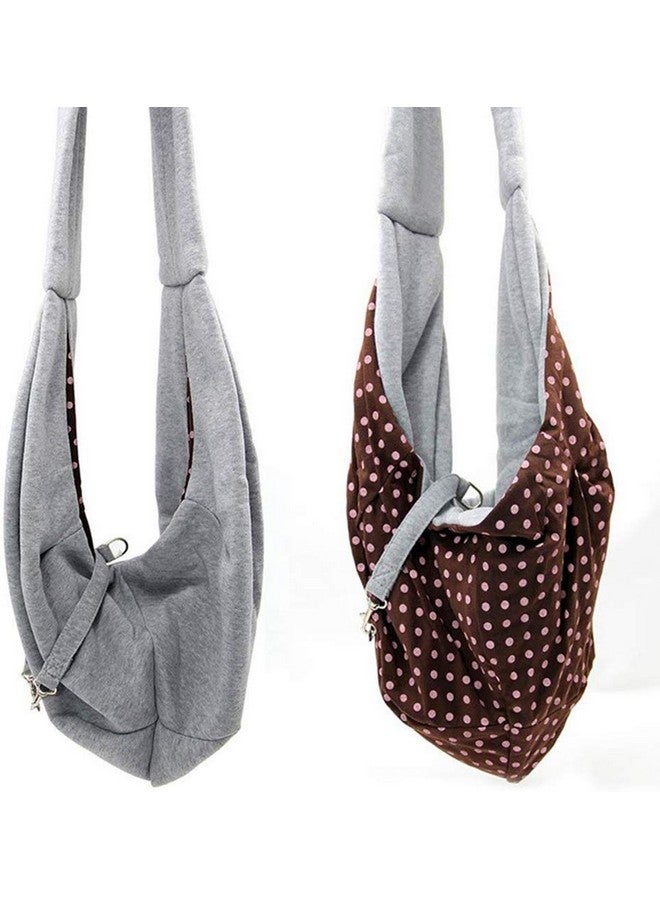 Grtdrm Pet Sling Carrier Bag Travel Tote For Cats Dogs, Up To 16 Lbs (Gray)  - Image 1