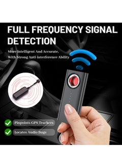 Generic Portable Hidden Camera Detectors,GPS Tracker Detector,Anti Spy Wireless Signal Scanner,Listening Device Detector,5 Levels Sensitivity for Home Office Travel Car  - Image 3