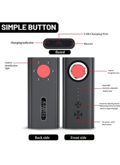 Generic Portable Hidden Camera Detectors,GPS Tracker Detector,Anti Spy Wireless Signal Scanner,Listening Device Detector,5 Levels Sensitivity for Home Office Travel Car  - Image 5