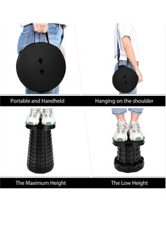 Generic Upgraded Telescopic Stool Lightweight Yet More Sturdy Foldable Stool with Load Capacity 400lbs Portable Collapsible Stool for Adults Indoor Outdoor Activity  - Image 4