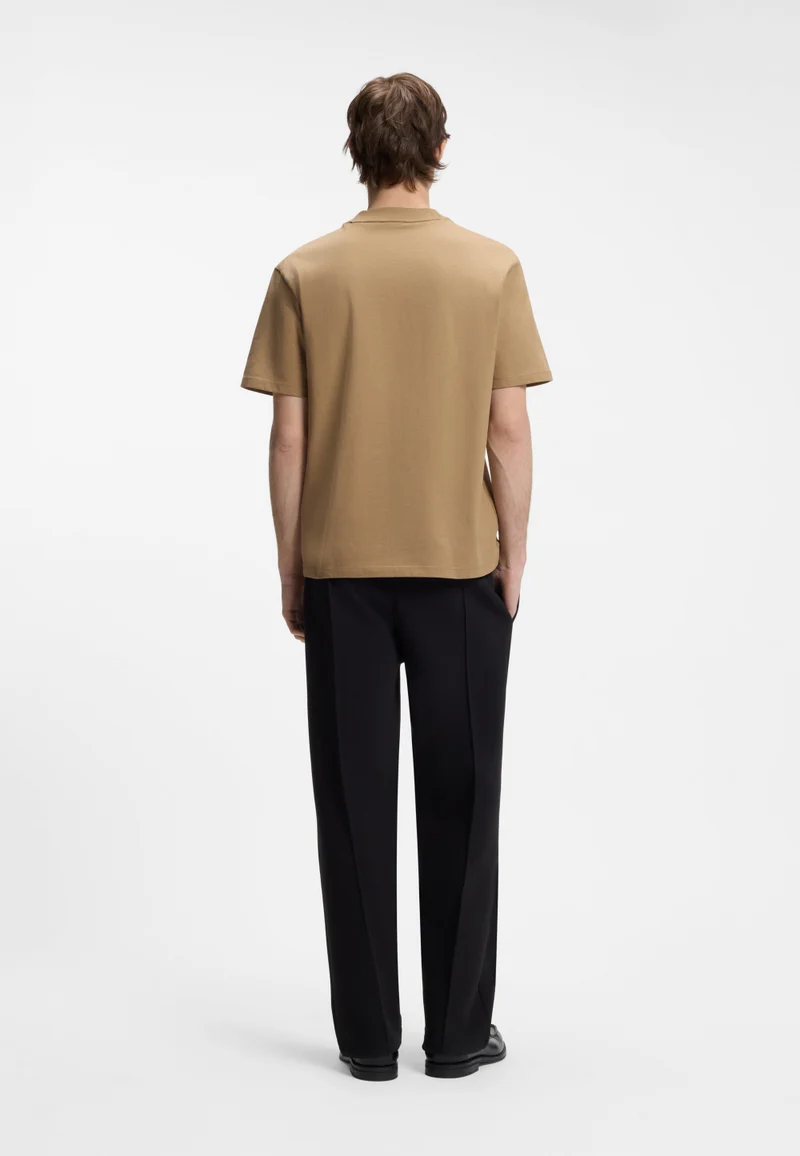 HUGO Relaxed-fit T-shirt in cotton jersey with logo print