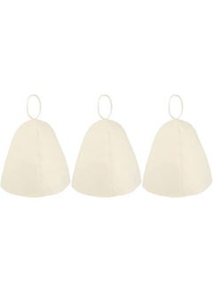 Generic 3 Pieces Sauna Hats Banya Hair Care Bonnet  - Image 1