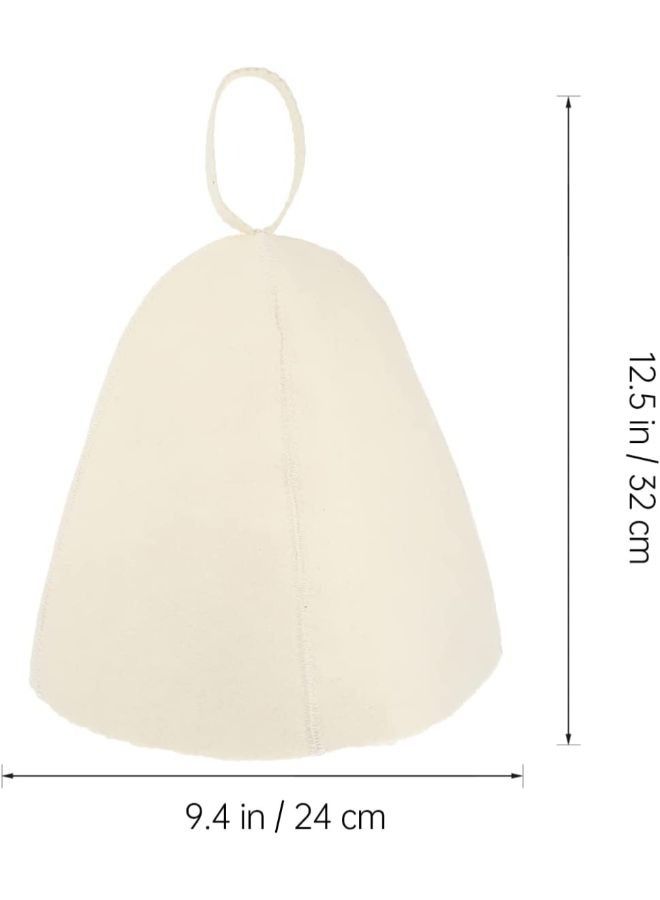 3 Pieces Sauna Hats Banya Hair Care Bonnet - Image 2