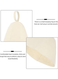 Generic 3 Pieces Sauna Hats Banya Hair Care Bonnet  - Image 5