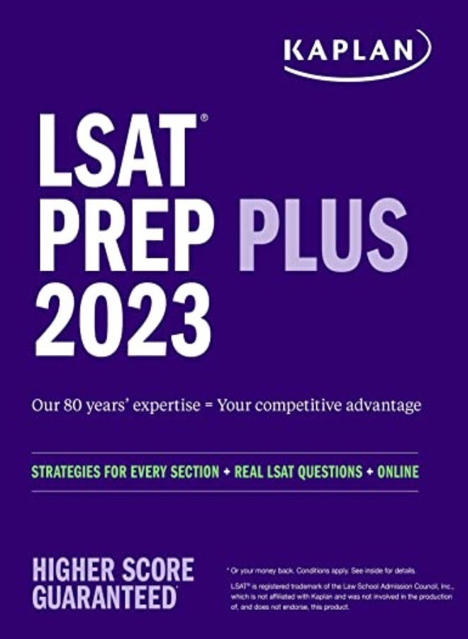 Lsat Prep Plus 2023 by Kaplan Test Prep Paperback