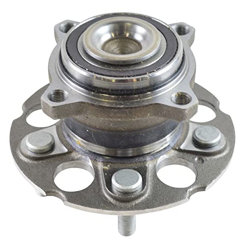 TRQ Rear Wheel Bearing & Hub Assembly with ABS Sensor Compatible with 2010-2011 Honda Accord Crosstour 2007-2011 CR-V 2012-2015 Crosstour - Image 1