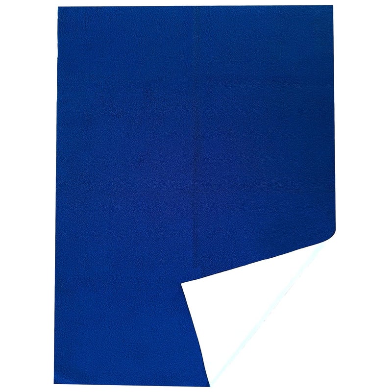 MHM Dry Sheet Cotton Mattress Protector For Baby (Blue, Medium) - Image 4