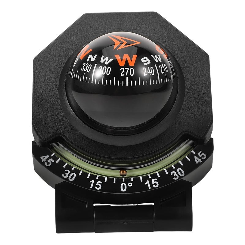 High Precision Foldable Car Compass Ball With Inclinometer For Vehicle Marine Navigation - Image 2
