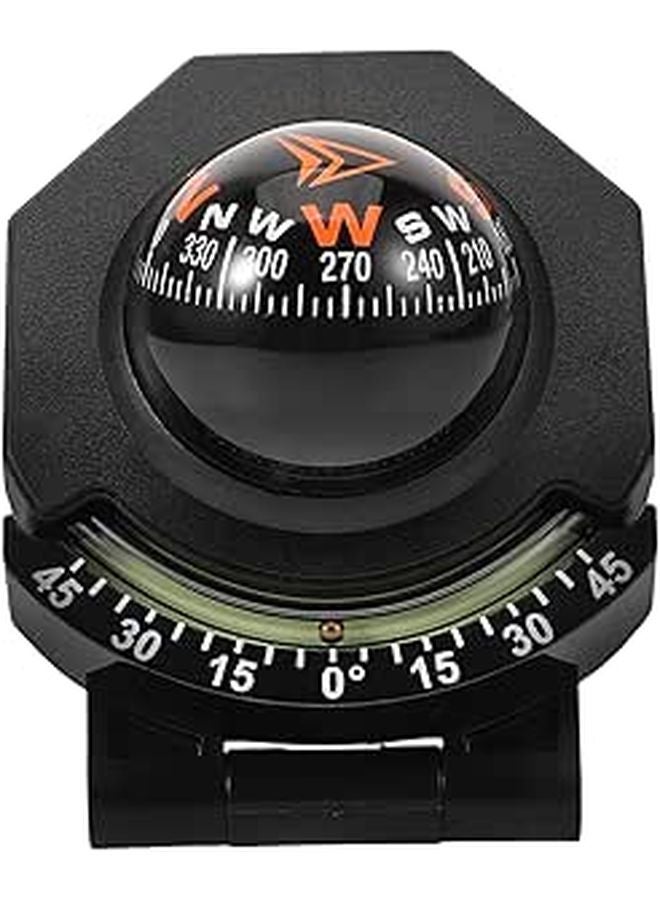 High Precision Foldable Car Compass Ball With Inclinometer For Vehicle Marine Navigation - Image 1