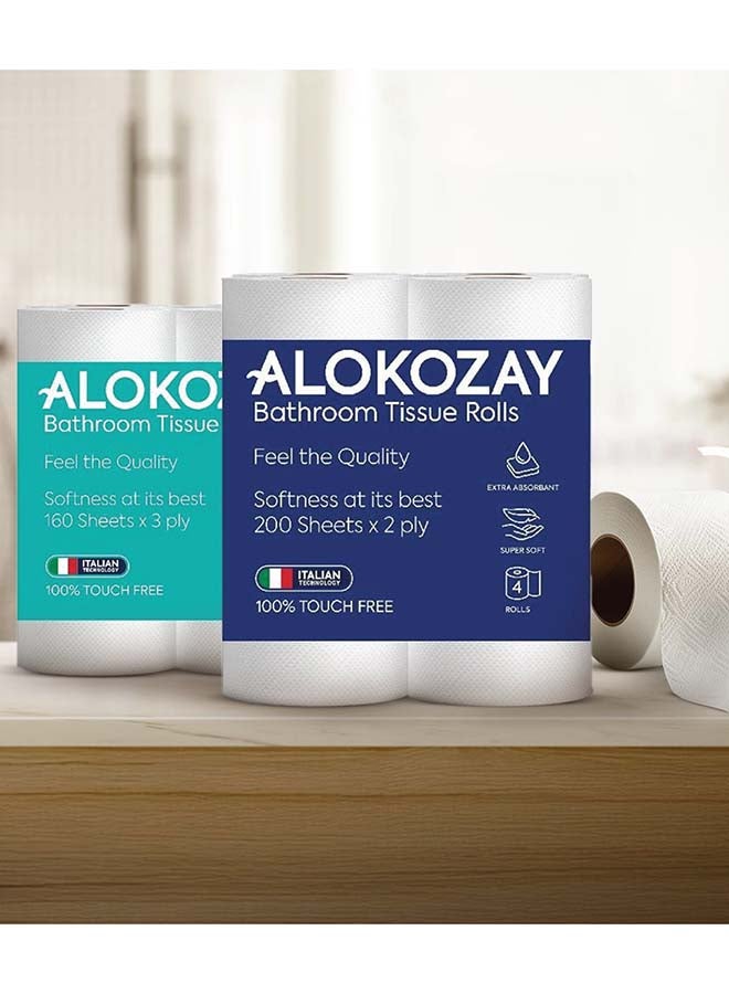 Alokozay مناديل الحمام 160 ورقة 3 طبقات - Image 2